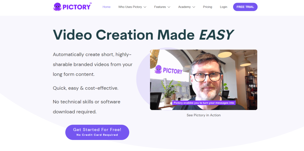 Pictory ai - generator wideo